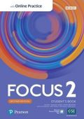 Kay Sue Focus 2 Student´s Book with Standard Pearson Practice English App (2nd)