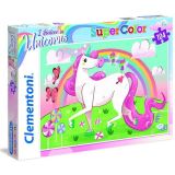 CLEMENTONI Clementoni Puzzle Supercolor Jednorožec / 104 dílků