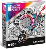 CLEMENTONI Puzzle 3D Colour Therapy Mandala/500 díl