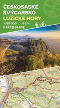 Kartografie Praha Českosaské Švýcarsko, Lužické hory 6 |11 - oboustranná turistická mapa 1:50 000