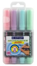 Centropen Centropen Zvýrazňovač 8542 flexi soft (4 ks)