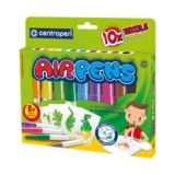 Centropen Centropen Foukací fixy AIR PENS na textil 10 ks