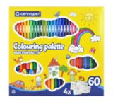 Centropen Centropen Fixy 9396 Colouring Palette Quatro, sada 60 ks