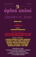 Poradce Aktualizace III/4 2020 Zkonk prce, Zkon o zamstnanosti - Transpozice smrnice Evropskho parlam