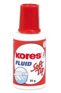 Kores Kores Opravný lak Fluid Soft tip 25 g s houbičkou