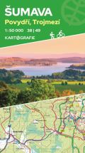 Kartografie Praha Šumava, Povydří, Trojmezí 38|49 - oboustranná turistická mapa 1:50 000