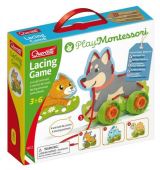 Quercetti Lacing Game lacing animals & wheels - šněrovací zvířátka s kolečky