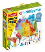 Quercetti Jumbo Peggy jumbo pegs & pegboard - mozaika s velkými kolíčky