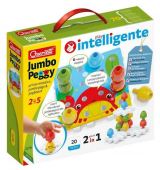 Quercetti Jumbo Peggy jumbo pegs & pegboard - mozaika s velkými kolíčky