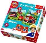TREFL Puzzle Požárník Sam/30+48 dílků+pexeso