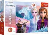 TREFL Puzzle Ledové království 2: Odvážné sestry/30 dílků