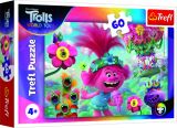 TREFL Puzzle Trollové: Světové turné/60 dílků
