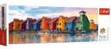TREFL Panoramatické Puzzle: Groningen, Nizozemsko 1000 dílků