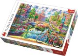 TREFL Puzzle: Amsterdamský kanál 1500 dílků