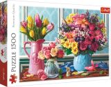 TREFL Puzzle: Kytice ve váze 1500 dílků