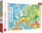 TREFL Puzzle: Mapa Evropy 1000 dílků