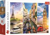 TREFL Puzzle: Výlet po Evropě 4000 dílků