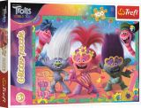 TREFL Třpytivé Puzzle: Trollové 100 dílků