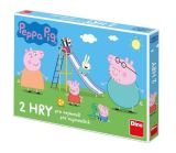 Dino Prasátko Peppa pojď si hrát a klouzačky - dětská hra