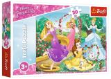 TREFL Puzzle: Disney princezny: Být princeznou 30 dílků