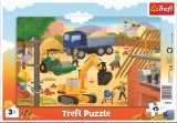 TREFL Puzzle: Na staveništi 15 dílků