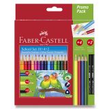 Faber-Castell Faber - Castell Pastelky trojhranné 18 ks + 4ks + 2ks tužek