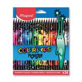 Maped Maped - Bezdřevé pastelky Color´Peps Monster 24 ks