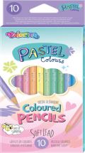 Colorino Pastel - kulaté pastelky 10 barev
