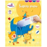 Zábavné učení Zábavné učení Stíratelný sešit se samolepkami - Šapitó show 4-6 let