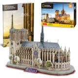 CubicFun 3D Puzzle - Notre Dame / 128 dílků