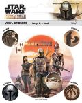 Filmový MERCHANDISING Sada samolepek Mandalorian