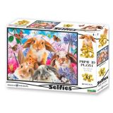 EPEE 3D Puzzle - Králík Selfie / 63 dílků
