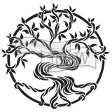 TCW TCW šablona 30,5 x 30,5 cm - Mystical Tree
