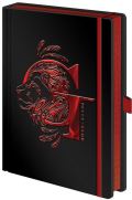 Filmový MERCHANDISING Blok A5 premium, Harry Potter - Nebelvír
