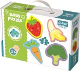 TREFL Baby Puzzle: Ovoce a zelenina 4x2 dílky