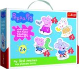 TREFL Baby puzzle Prasátko Peppa 4v1 (3,4,5,6 dílků)
