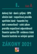 Poradce Zkony I A /2021 Daov d, DPH, ZDP - Dan z pjm, rozpotov pravidla, spotebn dan, hazardn