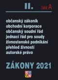 Poradce Zkony IIA/2021 Obansk zkonk - Obchodn korporace, Obansk soudn d, Jednac d pro soudy, 