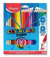 Maped Maped - Bezdřevé pastelky Color´Peps Strong 24 ks