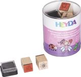 HEYDA HEYDA Sada dřevěných razítek - princezny + víly
