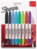 Sharpie Permanentní popisovač Sharpie Twin Tip sada 8 ks