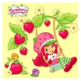 Akim Strawberry Shortcake - omalovánky čtverec s háčkem na zavěšení