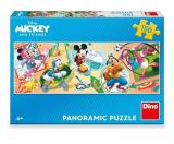 Dino Puzzle Mickey s kamarády sportují 150 dílků panoramic