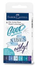 Faber-Castell Faber - Castell Popisovač Pitt Artist Pen Lettering 6 ks