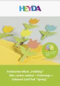 HEYDA HEYDA Blok barevných kartonů 300 g A4 - tulipán 10 listů