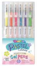 Colorino Colorino Pastel gelové rollery 6 barev