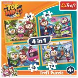 TREFL Puzzle: Top Wing 4v1 (35,48,54,70 dílků)