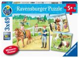 Ravensburger Ravensburger Puzzle - Koně 3 x 49 dílků