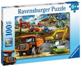 Ravensburger Ravensburger Puzzle - Stavební vozidla 100 dílků