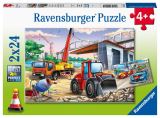 Ravensburger Ravensburger Puzzle - Stavby a vozidla 2 x 24 dílků